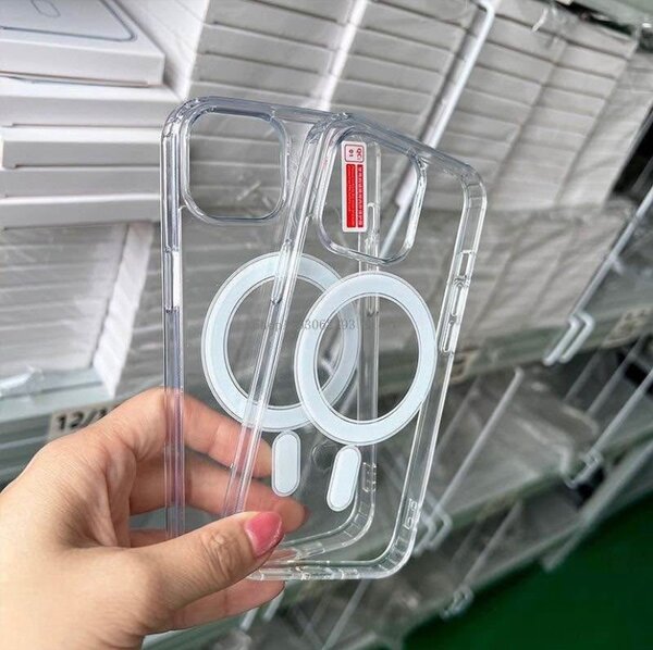 Coque MagSafe transparente