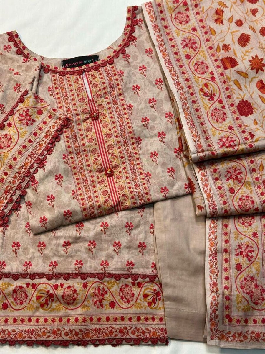 3pc ladies ready made suits