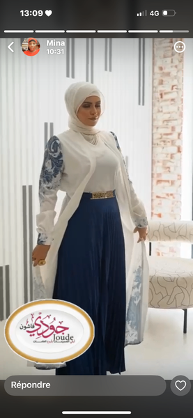 Robe élégante avec Hijab