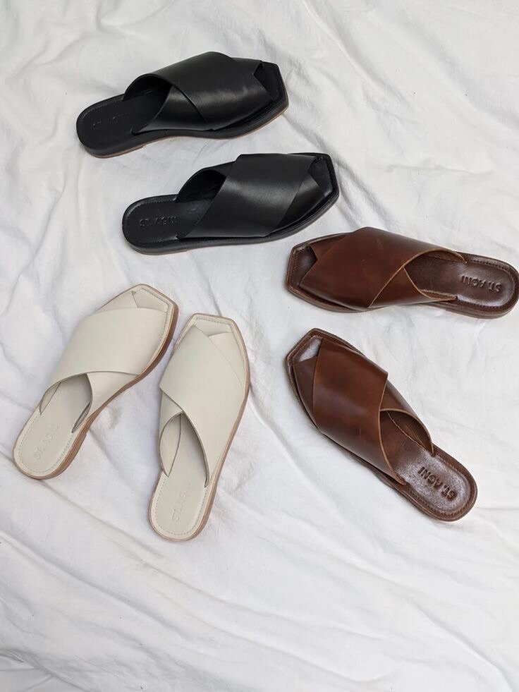 Duo Sandales en cuir