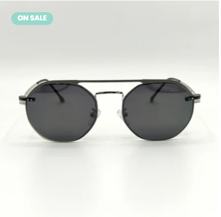 Hexagon Silver Attachment Unisex Frame