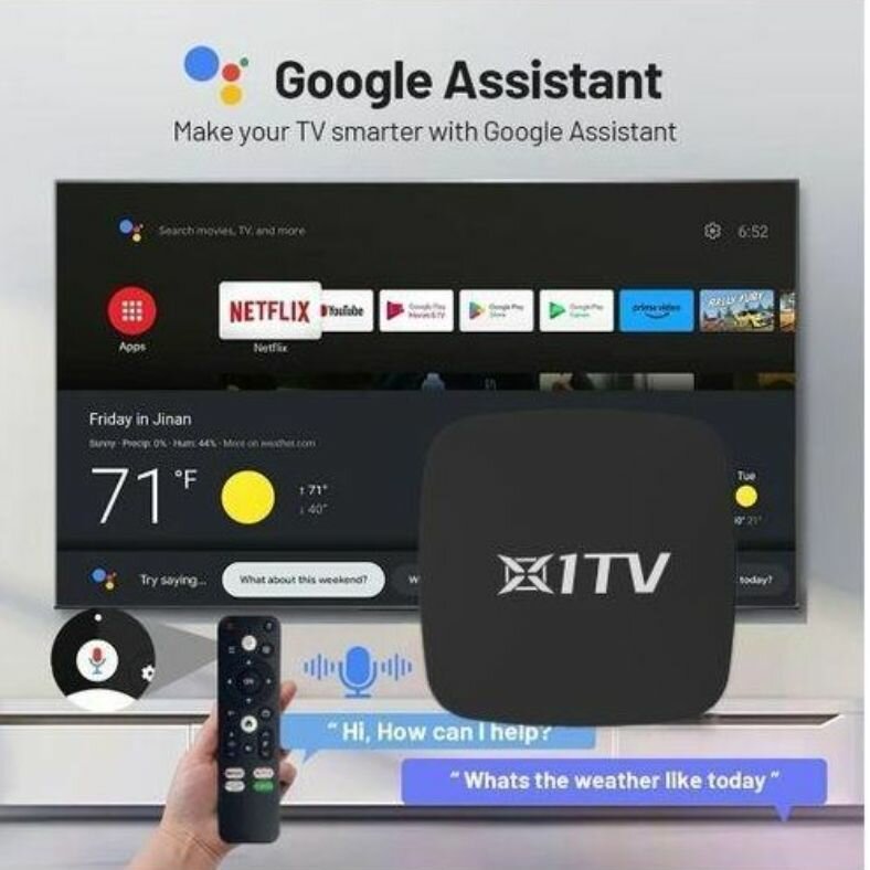 Box Android 8G/128G Watch 1TV