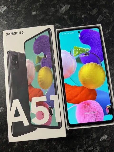 Brand new galaxy A51 128gb/4gb ram 4500mAh battery capacity