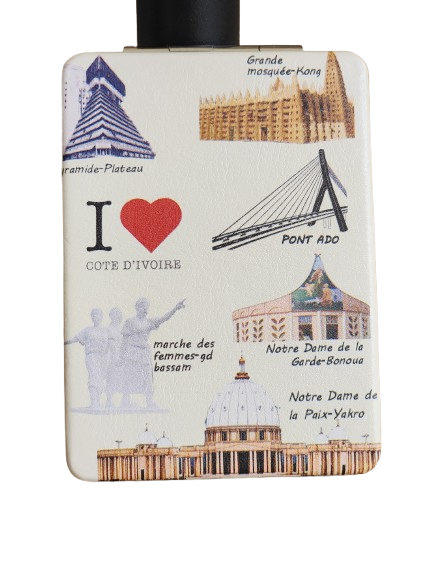 Miroir compact pliable design