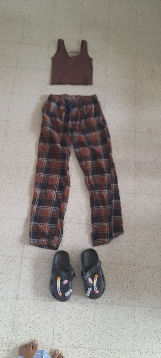 Pyjama confortable et sandales