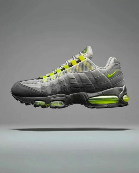 Baskets Air Max 95 Gris Vert
