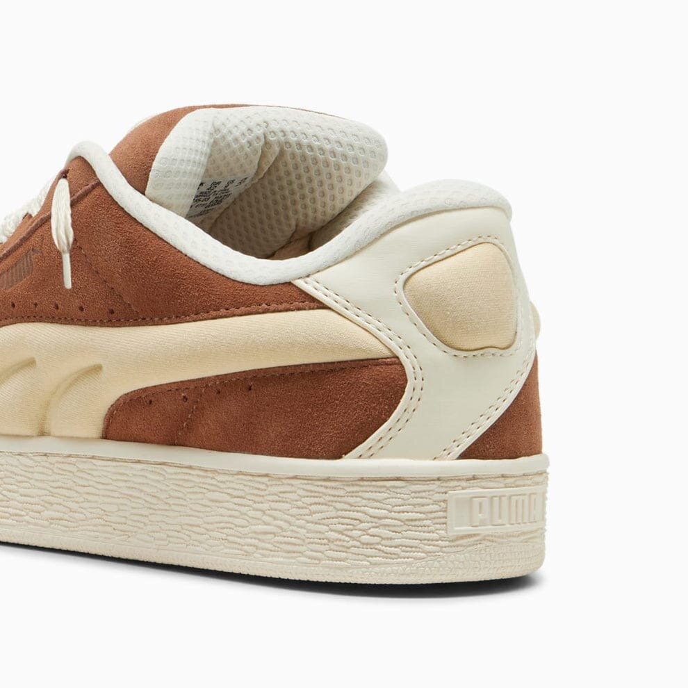Baskets en daim marron