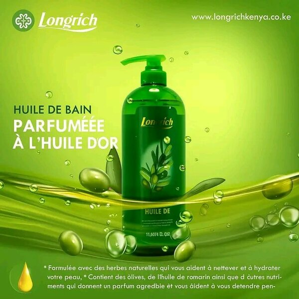 Huile de Bain Longrich