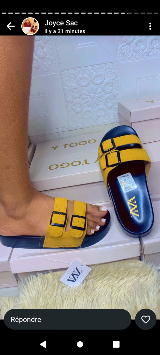 Sandales à boucle élégantes