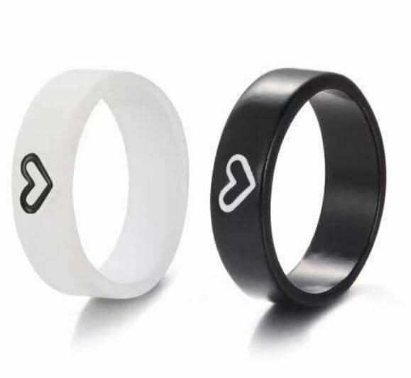 Bagues Couple avec Coeur