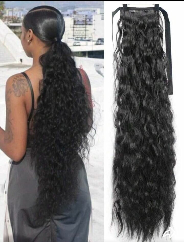 Queue de cheval bouclée