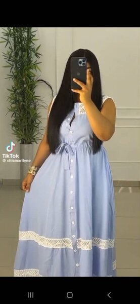 Robe longue en coton légère