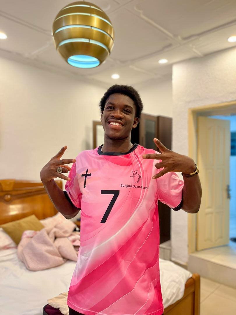 Maillot Jésus-Christ rose