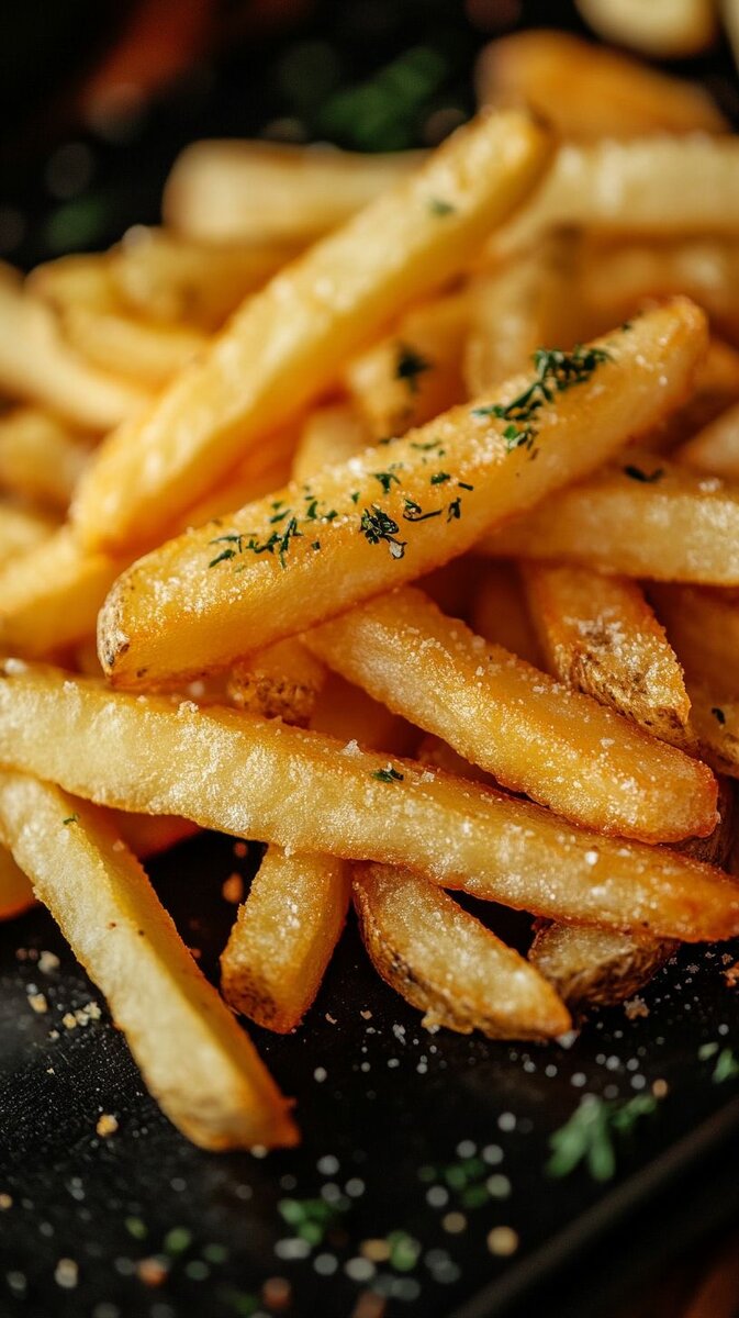 Frites Dorées Croustillantes