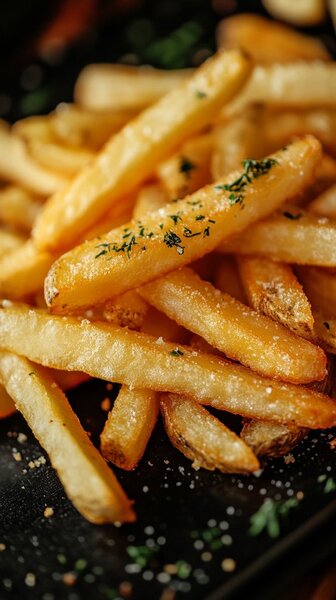 Frites Dorées Croustillantes