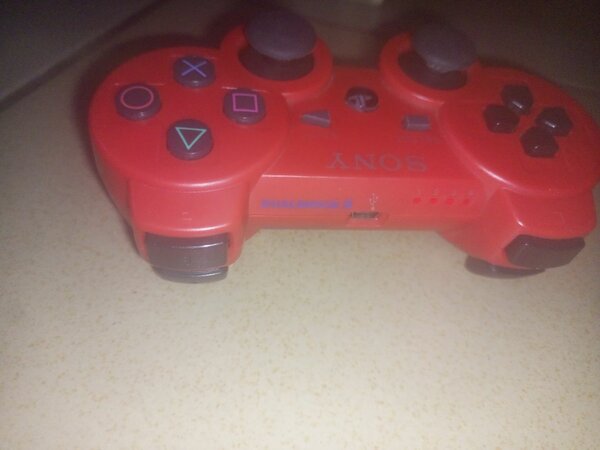Manette Sony PS3 Rouge