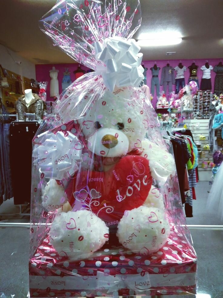 Peluche en Coffret Cadeau Amour