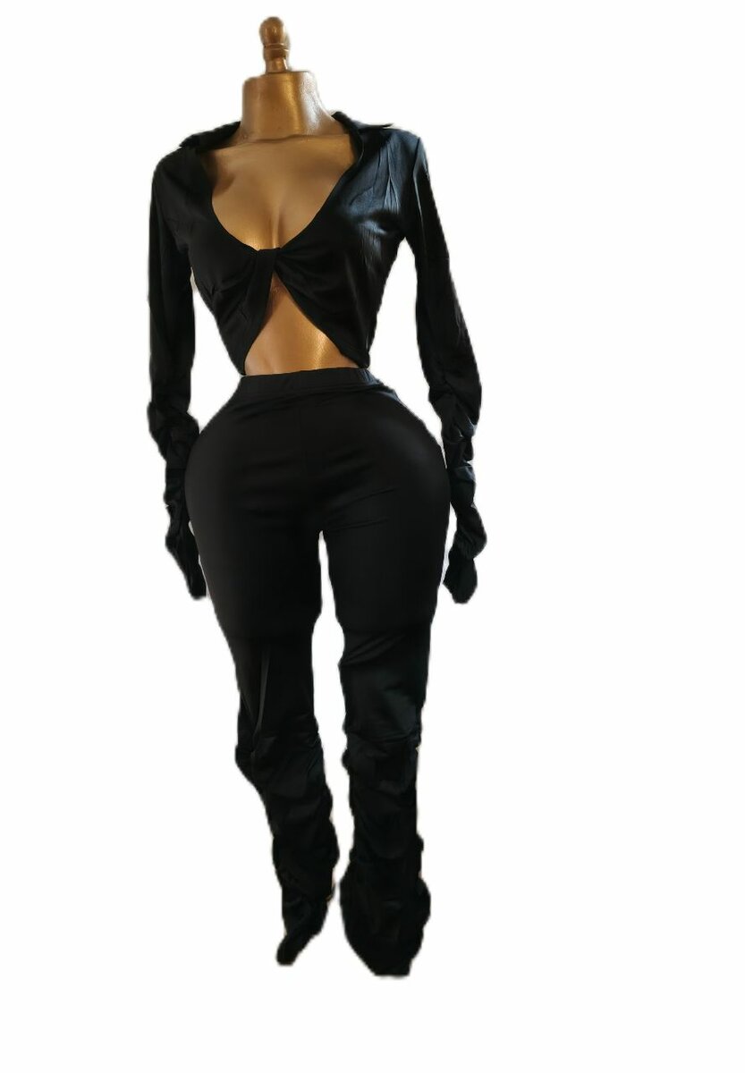 Ensemble noir fashion chic