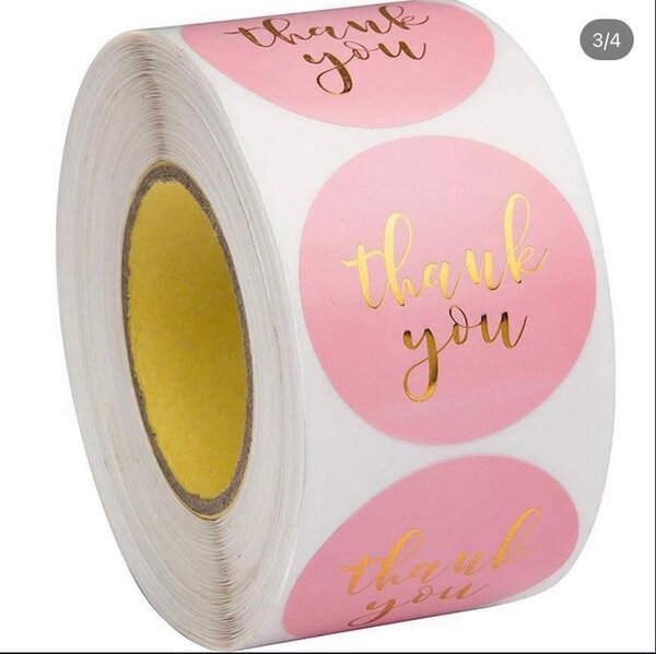 Stickers de remerciements