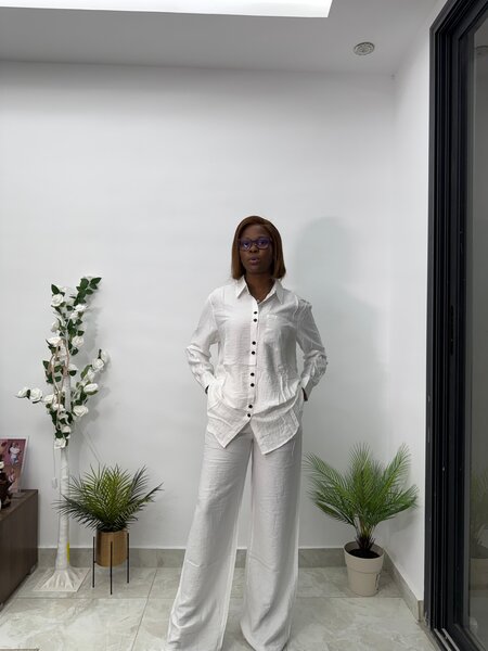 Ensemble Chemise et Pantalon Femme Élégant