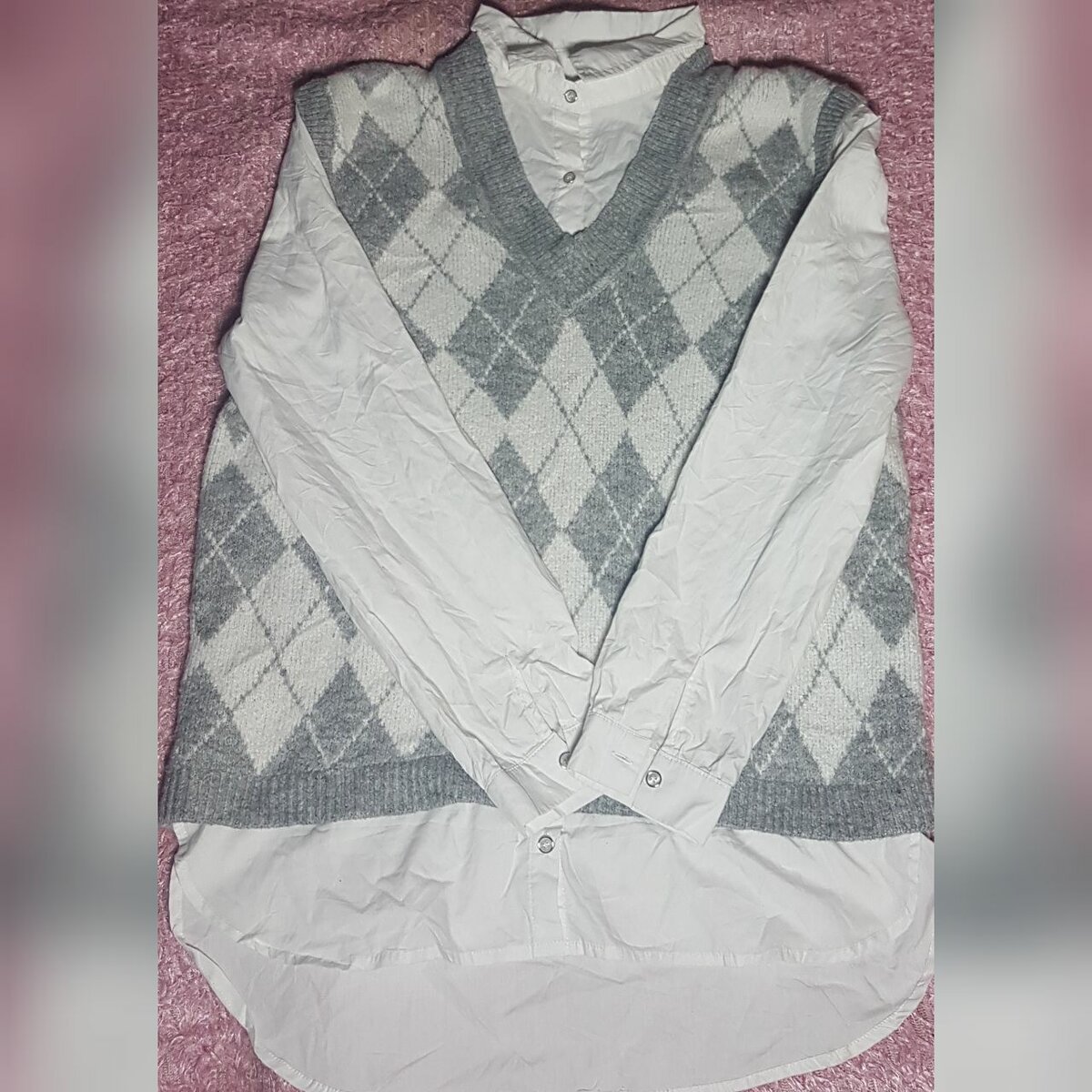 Gilet à carreaux homme élégant