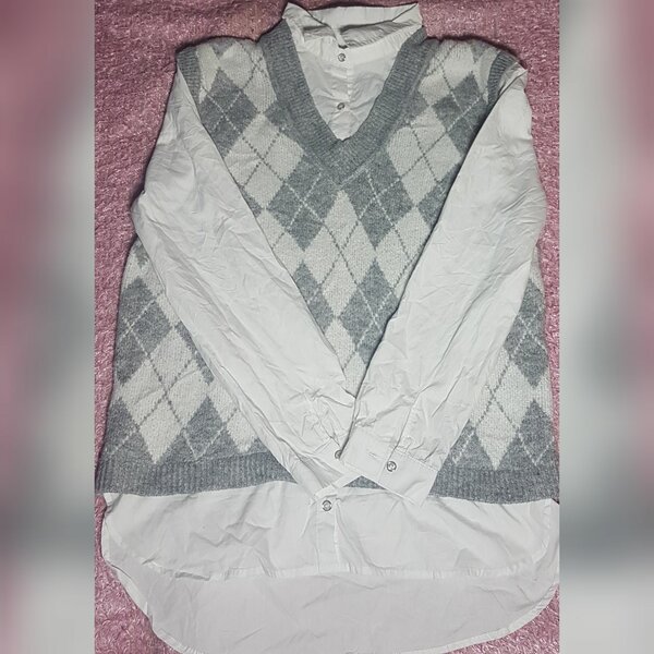 Gilet à carreaux homme élégant
