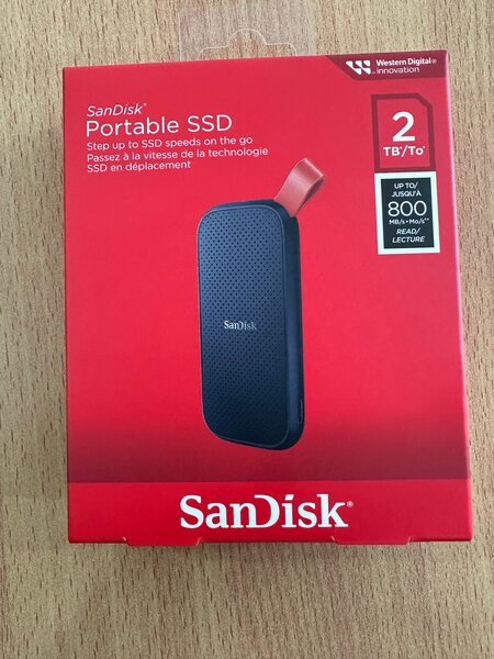 SanDisk SSD Externe 2TB 800mbs