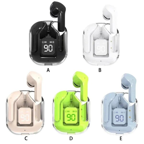 Air31 Earbuds Wireless Crystal Transparent Bluetooth 5.3 Air