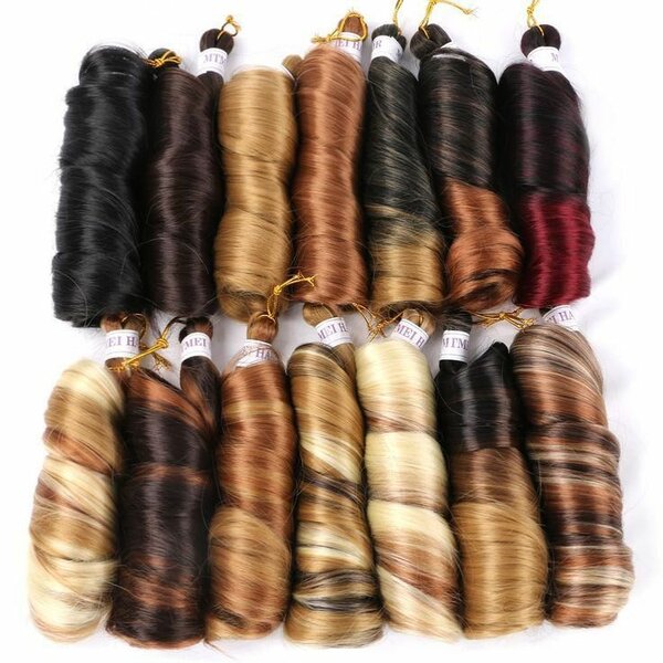 Extensions bouclés glamour