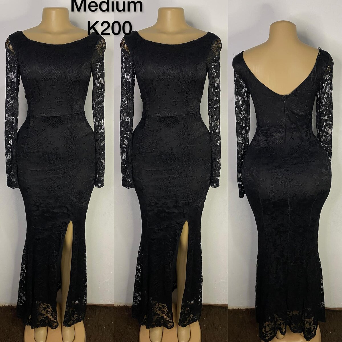 Stylish and high-quality women's dress black
