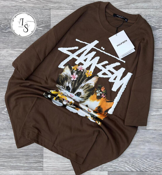 T-shirt oversize graphique