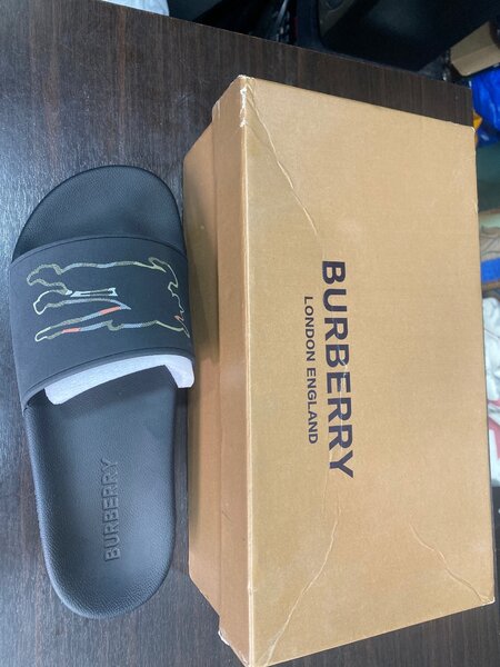 Sandales Burberry Homme Noires