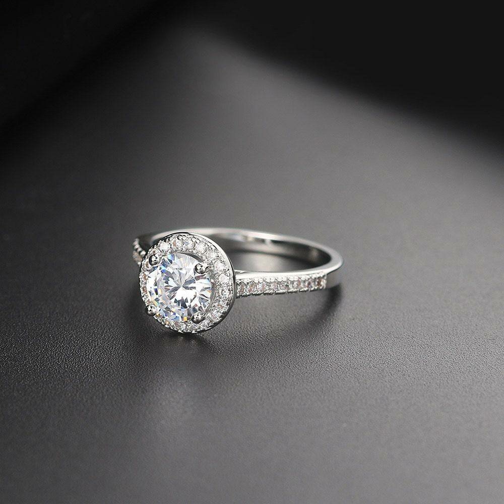 Silver Engagement and Promise Ring