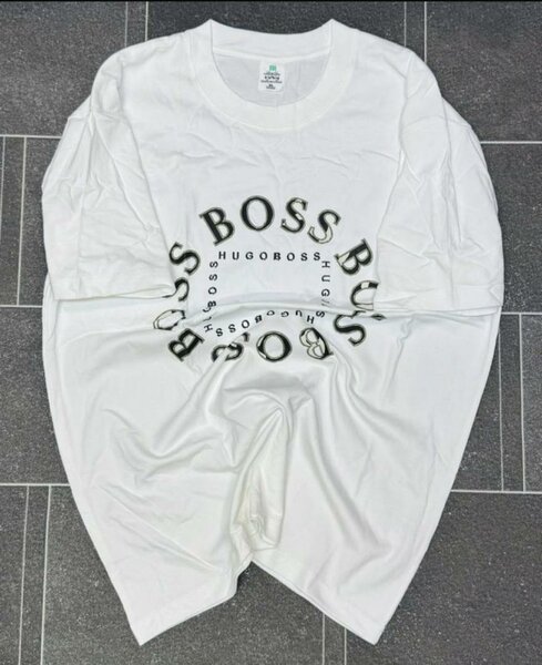 T-shirt blanc Hugo Boss