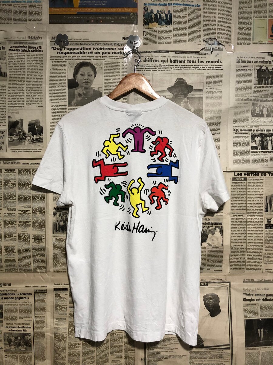 T-shirt artistique blanc