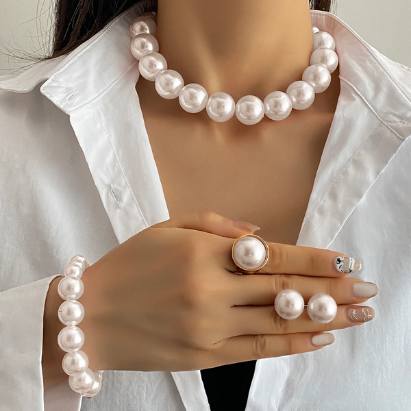 Collier Perlés complet