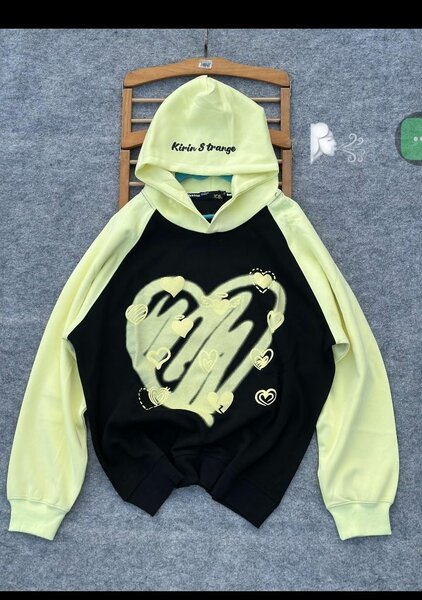 Sweat à Capuche Cœur Unisexe