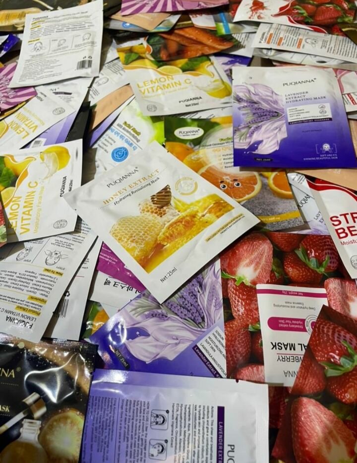 Masques Visage Hydratants Multi-Parfums