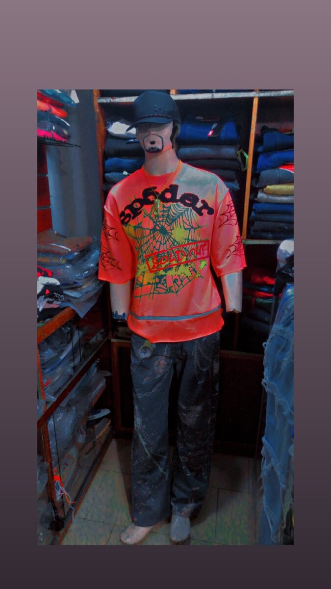 T-shirt oversize imprimé graffiti