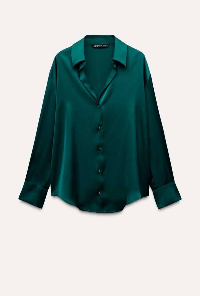 Chemisier en satin pour femmes