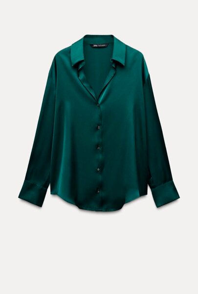Chemisier en satin pour femmes