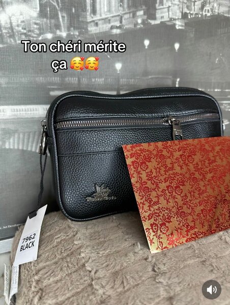 Sacoche en cuir élégante