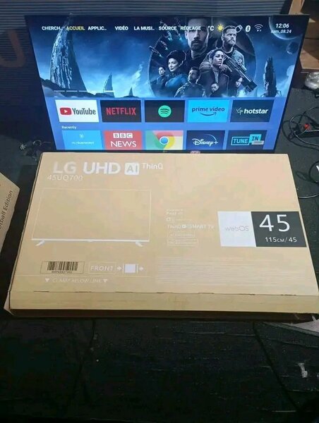 Télévision LG UHD 55 pouces