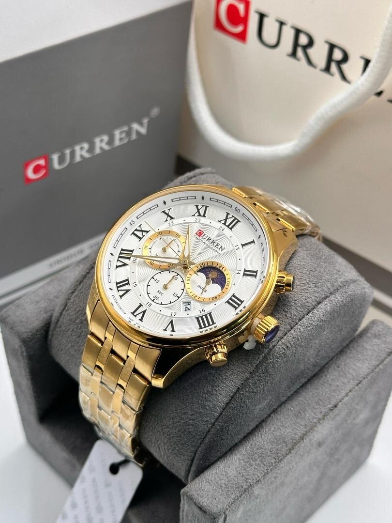Montre CURREN homme argentée