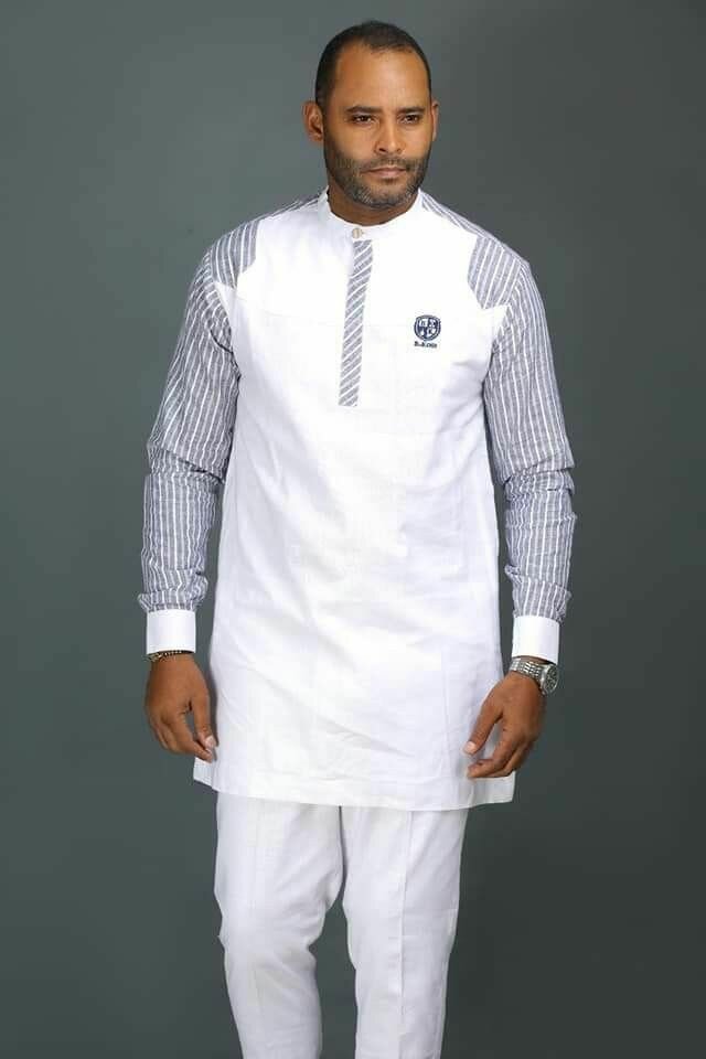 Ensemble africain homme élégant