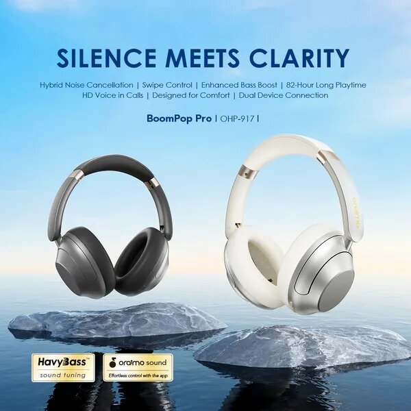 Casque Bluetooth ANC Oraimo BoomPop Pro