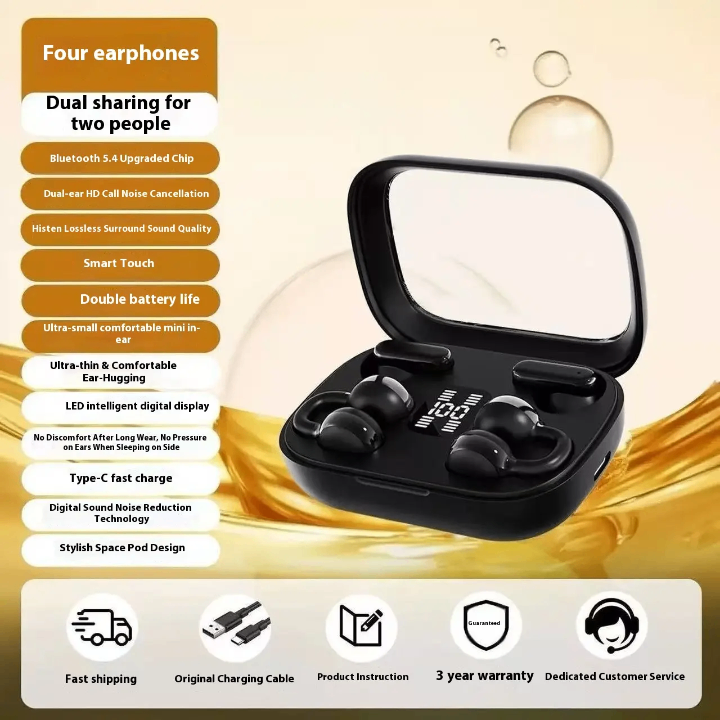 Écouteurs Bluetooth TWS Dual