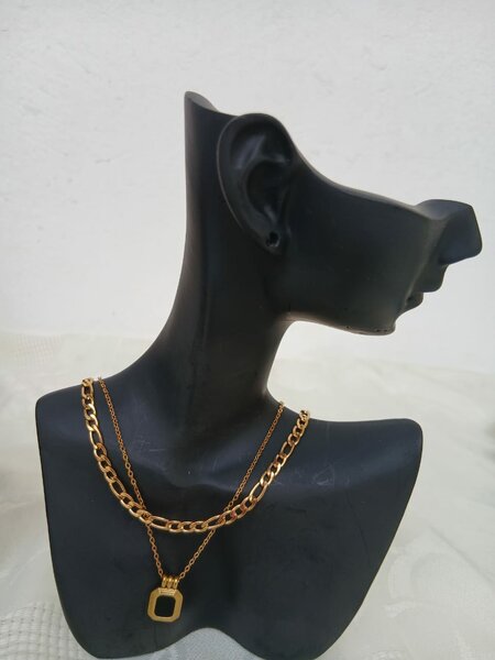 Collier chaîne doré
