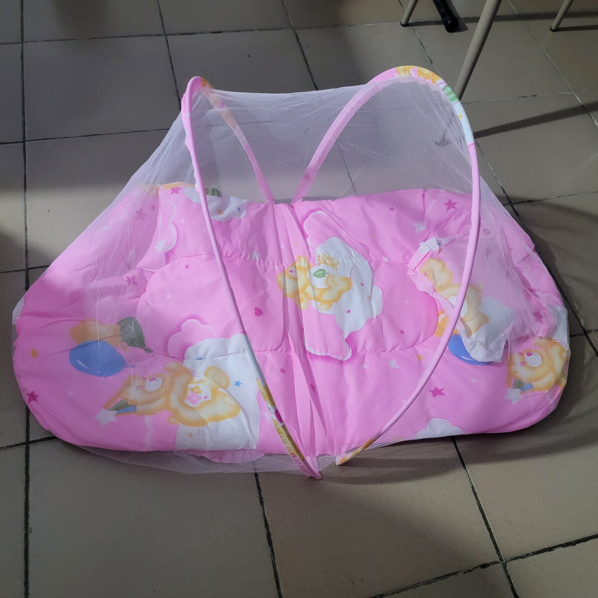 Tente moustiquaire bébé rose