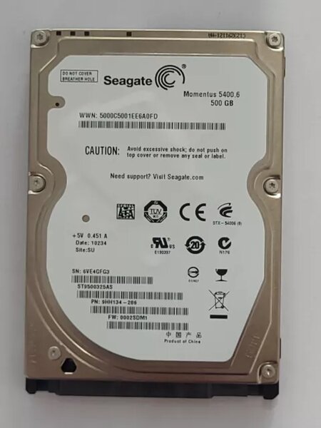 Disque dur seagate 500Go
